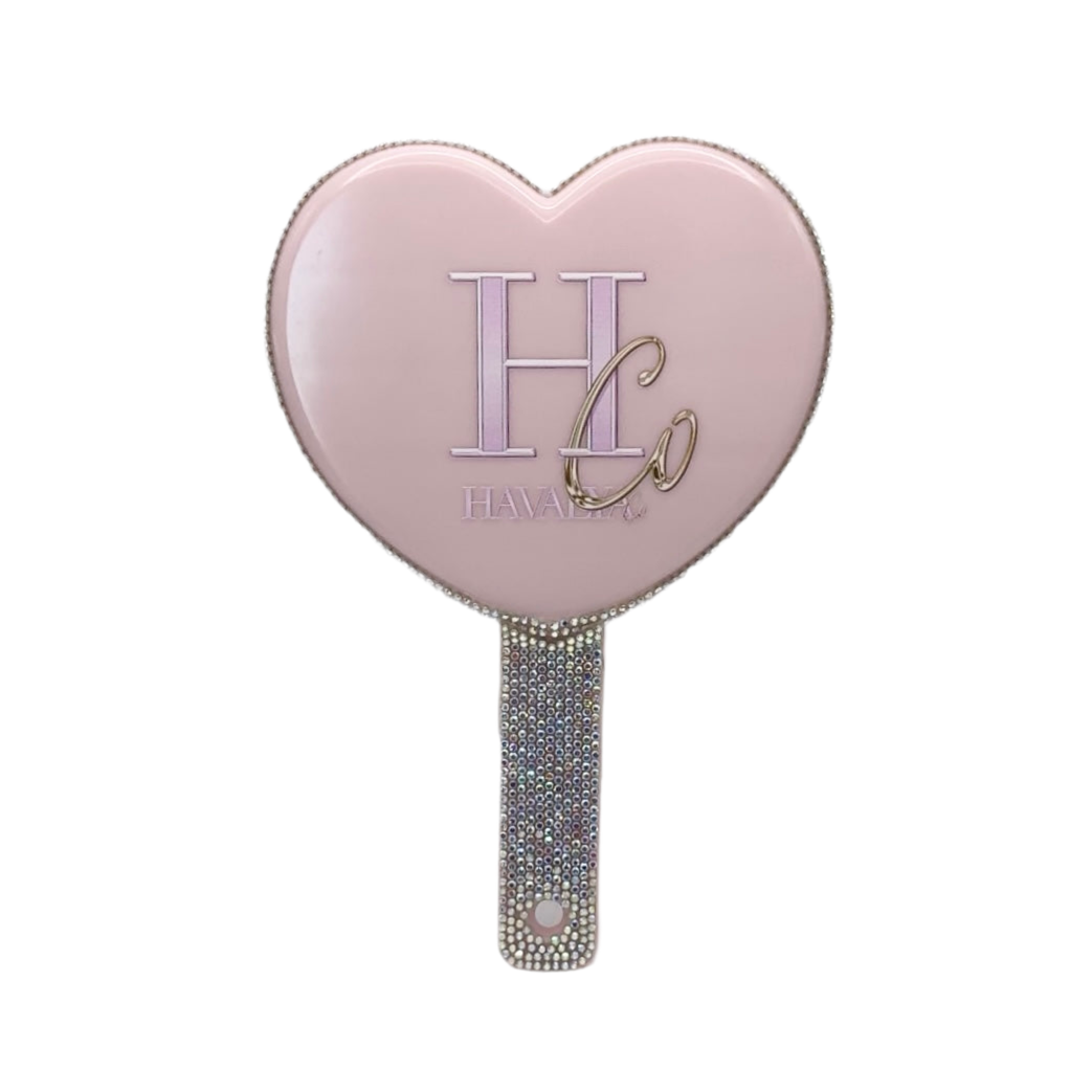 The Crystal Cut Mirror - Heart Shaped