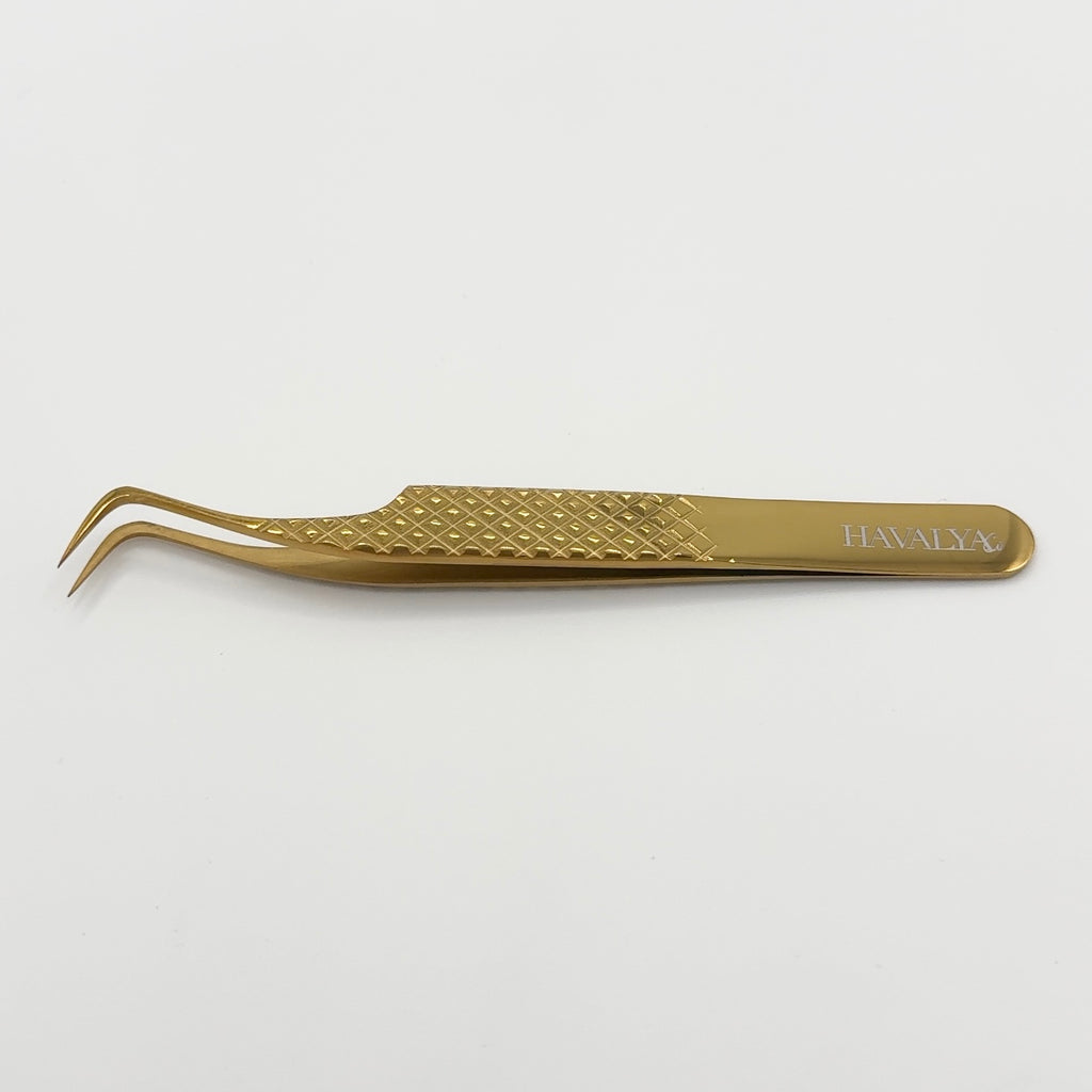The Silk Swan - Hooked Fanning Lash Tweezer