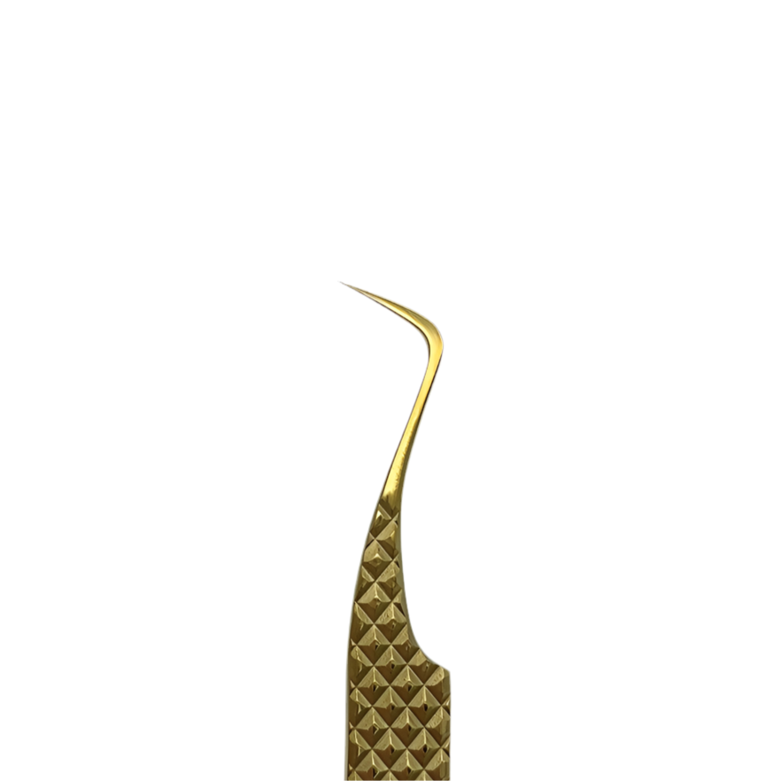 The Silk Swan - Hooked Fanning Lash Tweezer