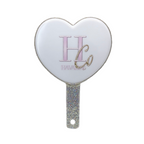 The Crystal Cut Mirror - Heart Shaped