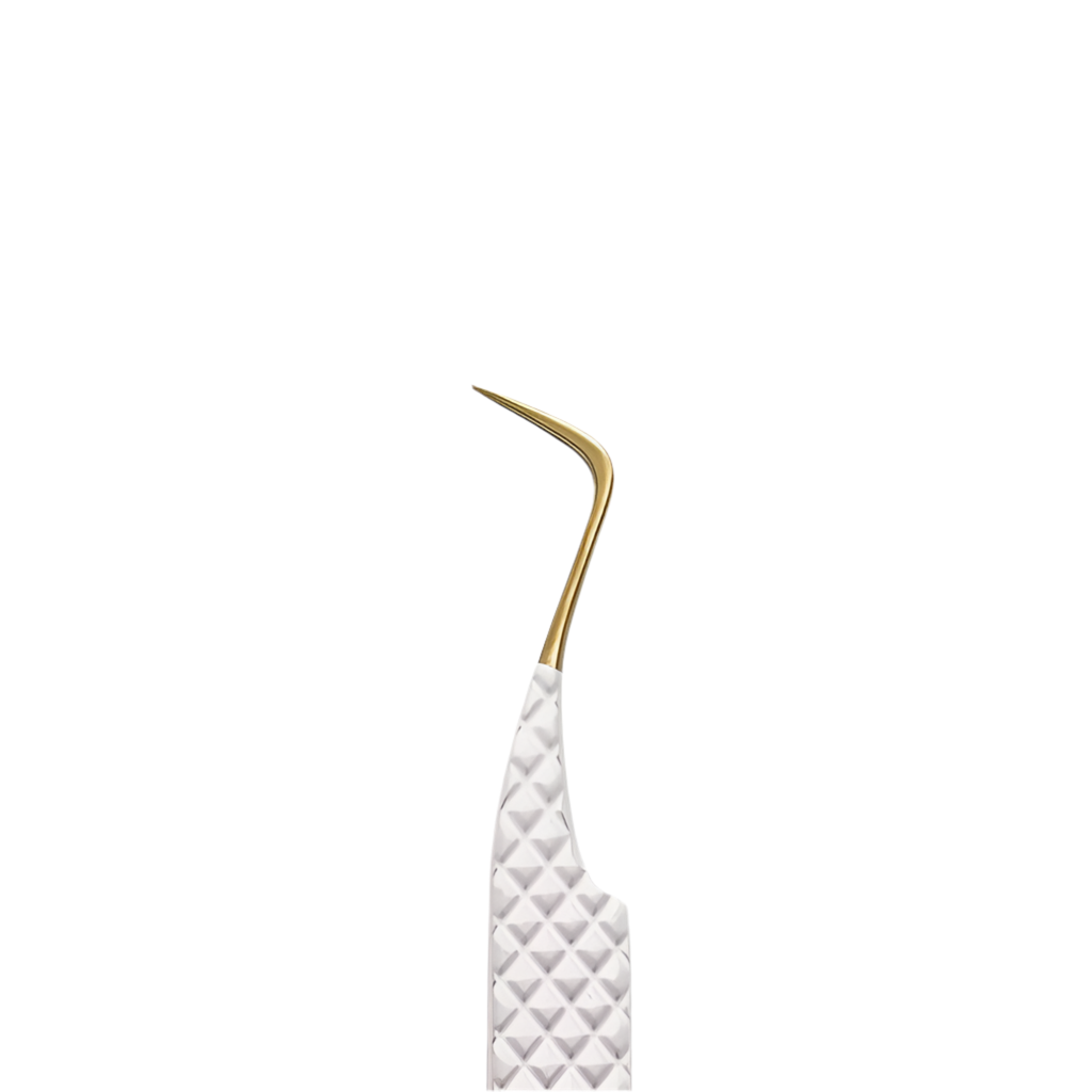 The Silk Swan - Hooked Fanning Lash Tweezer